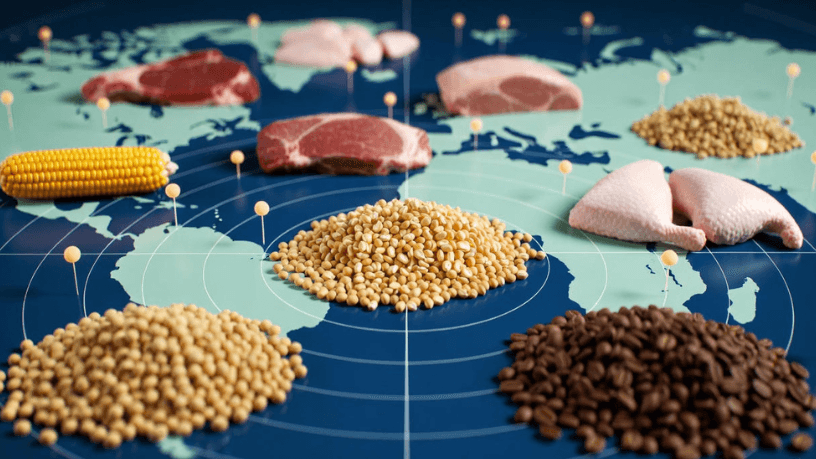 Para Aldo Vendramin, commodities no radar global mostram como soja, milho, café e carne seguem cada movimento do mercado.